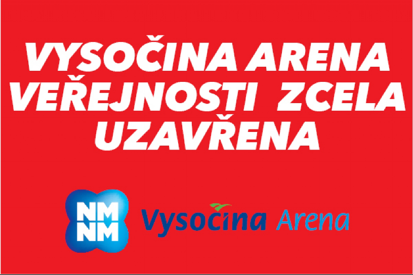 VYSOČINA ARENA UZAVŘENA!!!
